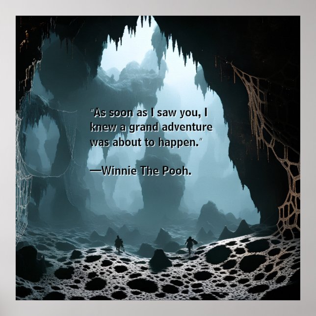 Companion Cave Fantasy Art Poster (Frente)