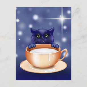 compartilhar cartão postal de gato