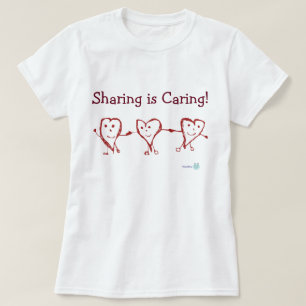 Compartilhar está importando-se! T-shirt de
