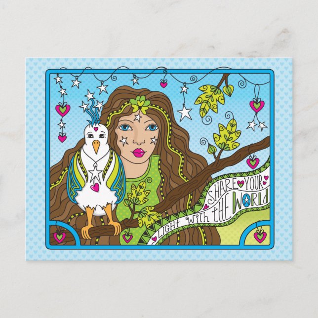 Compartilhe seu cartão postal Light (Frente)