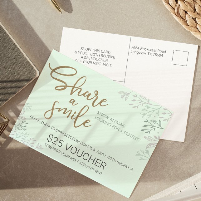 Compartilhe um programa de consulta dentária de so (Share a Smile Dental Referral Program)