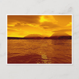 Compartimento sunset - Cartão postal