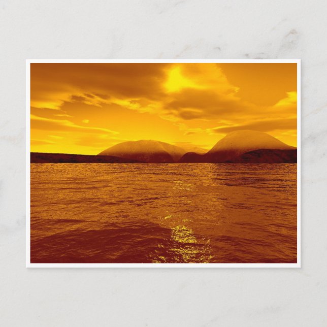 Compartimento sunset - Cartão postal (Frente)