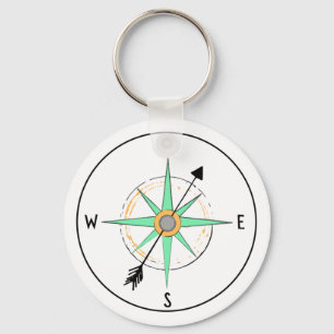 Compass Art Chaveiro