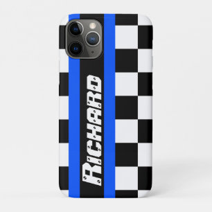 Competindo capas de iphone chequered auto esportes