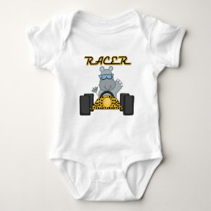 Competindo o camiseta e os presentes do hipopótam