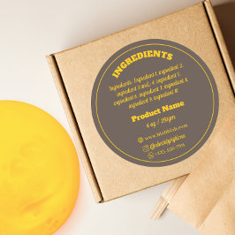 componente Etiqueta do produto