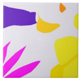 Composição artística azulejo cerâmico