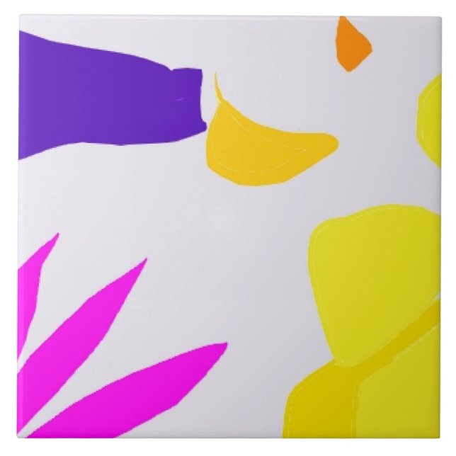 Composição artística azulejo cerâmico (Frente)