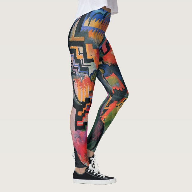 “Composição Colorida” Leggings de arte (Direita)