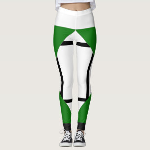 Composição das leggings I Lozenges com 4 linhas ve