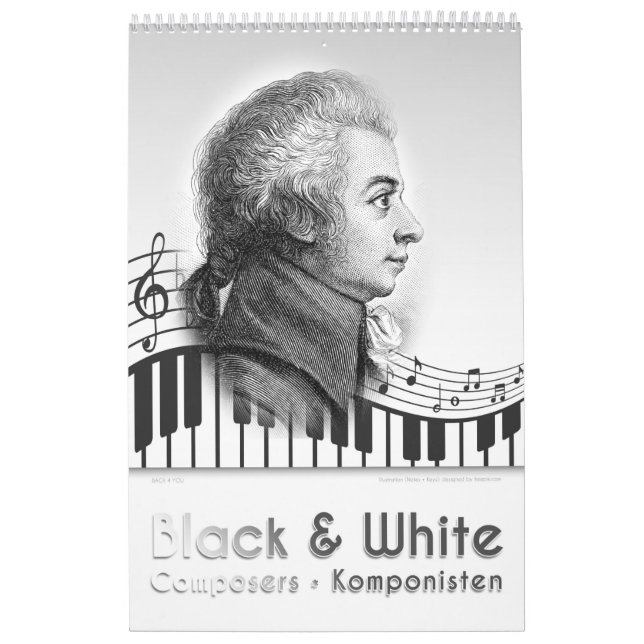 Compositor calendário - Composers Calendar (Capa)