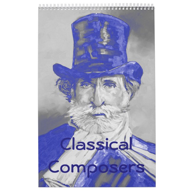 Compositor calendário - Symphony em Blue & Grey (Capa)