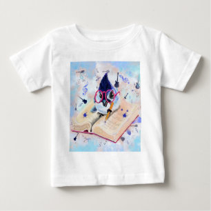 Compositor de pássaros Melody Funny Baby T-Shirt