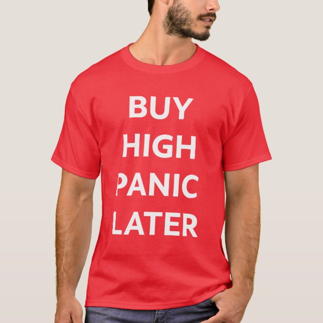 Comprar Camiseta Crypto de Pânico Alto Mais Tarde (Frente)