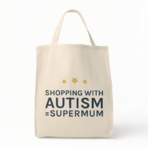Comprar com o bolsa de Supermum do autismo