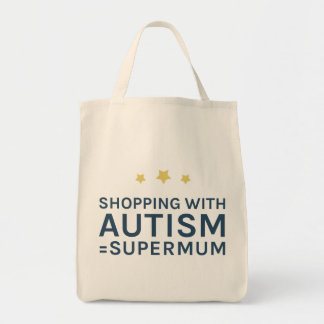 Comprar com o bolsa de Supermum do autismo