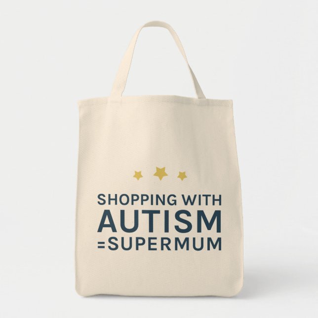 Comprar com o bolsa de Supermum do autismo (Frente)