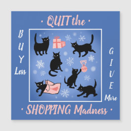 Comprar de feriado de gato negro menos poupe ímã d