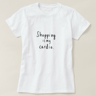 Comprar é minha camisa gráfica cardio