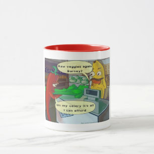 Compras de Vegetais Vegano - Caneca de Café por Ri