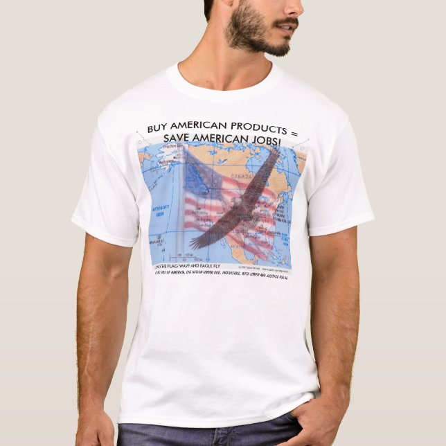 COMPRE O AMERICANO! T-SHIRT (Frente)