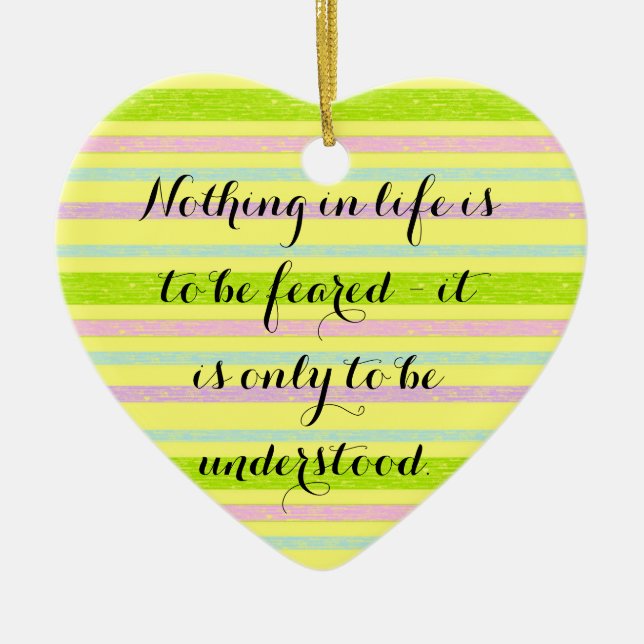 Compreenda mais ornamento das citações do curie (Frente)