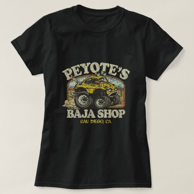 Compro Baja 1974 T-Shirt de Peyote (Frente do Design)