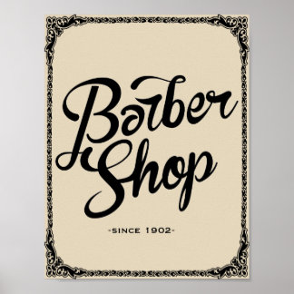 compro barbeiro desde o impressão de arte poster v