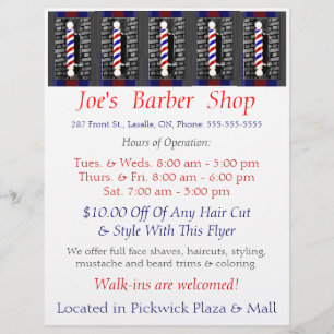 Compro de Barber Personalizado / Anúncio / Folheto