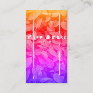 Compro Vape Arco-Íris Verde Folha Cartão de visita