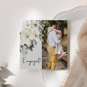 Compromisso de Adicionar Foto Floral em Aquarela B