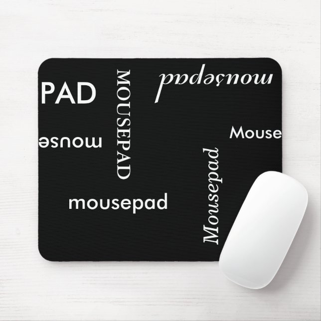 Computador - Mousepad B/W (Com mouse)