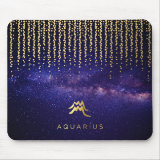 Computador Mousepad do sinal do zodíaco do Aquário