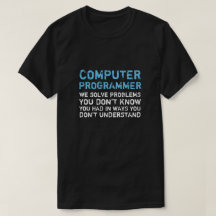 Computador Programador Engraçado T-shirt