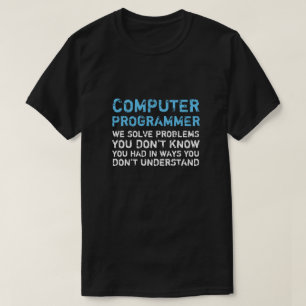Computador Programador Engraçado T-shirt