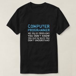 Computador Programador Engraçado T-shirt