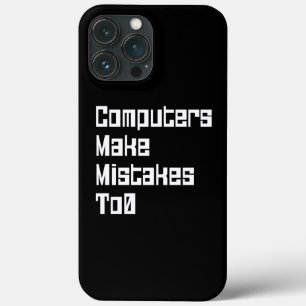 Computadores Cometem Erros Na capas de iphone De C