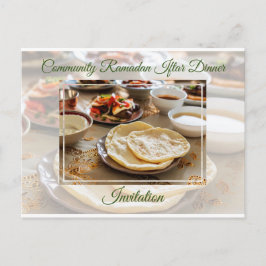 Comunidade Ramadã Iftar Janto islâmico Convite