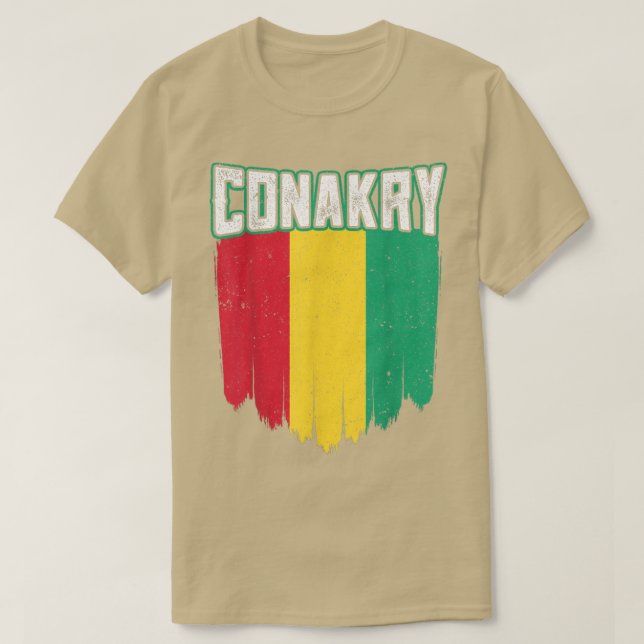 Conakry Guiné T-Shirt (Frente do Design)