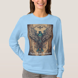Concebido Camisa De T De Leve Longa Confortável, C