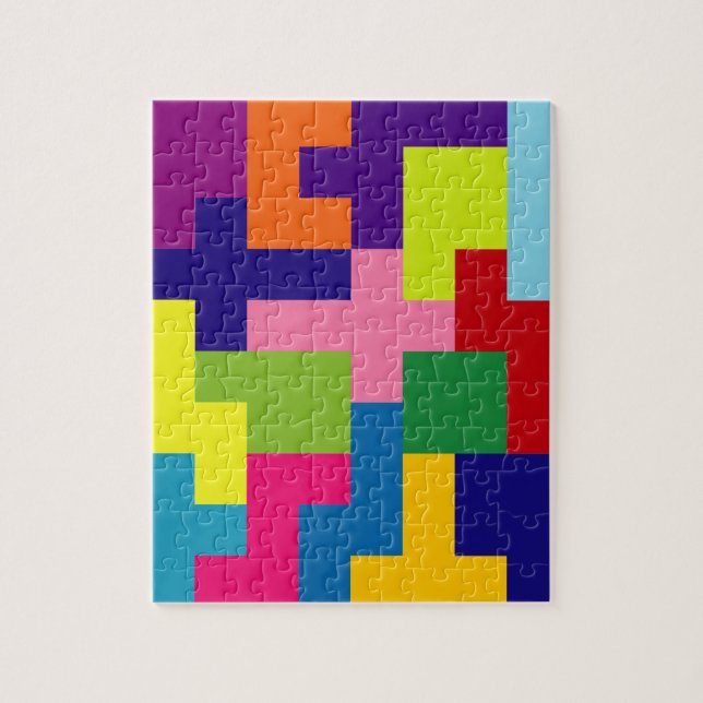 Conceito cerebral de cabeça quebra-cabeça colorida (Vertical)