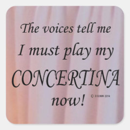 Concertina Voices diz que deve jogar adesivo quadr