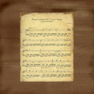Concerto para piano em Mozart #21