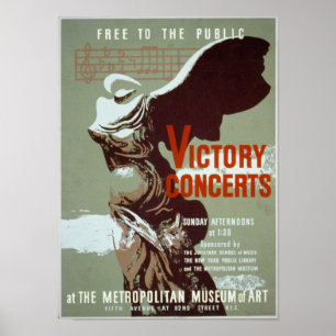 concerto vitorioso WPA poster