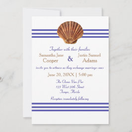 Concha Náutica - Convite de Casamento