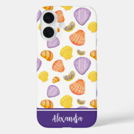 Conchas de Aquarela com capas de iphone de Nome