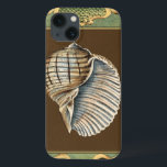 Conchas de Pequena Sereia<br><div class="desc">Charikilia Zarris é uma artista talentosa conhecida por sua trabalho de arte oceânica. As imagens dela são pacíficas e calmas, relaxando-vos com cada fotografia. Pegue esta trabalho de arte náutica com um Conch Shell sendo o centro de tudo, junto com decoração e um belo padrão floral.</div>