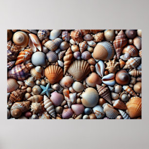 Conchas do mar Poster