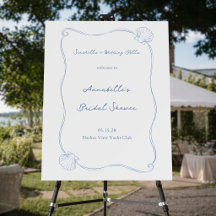 Conchas Marinhas e Sininhos de Casamento Bem-vinda